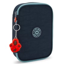 Trousse rectangulaire Kipling 100 Pens 21 CM Haut de Gamme Cosmo Blue Combo