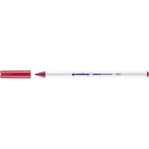Feutre textile pointe 1 mm - EDDING - Carmin - Permanent