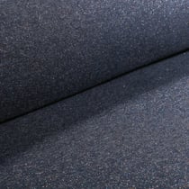 Tissu Sweat Paillettes multicolores sur fond Bleu marine