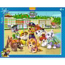 Puzzle avec cadre - la pat patrouille a la plage 37 pieces - paw patrol - ravensburger - 061556
