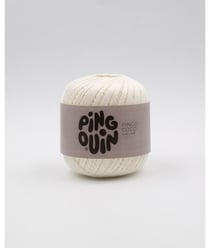 Cotons à crocheter PINGO COCO - Pingouin - Certifié Oeko-Tex Ecru