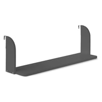 Etagère suspendue grise en bois 83cm à fixer à un lit - HomeStyle4U