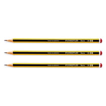 Crayon graphite STAEDTLER Noris - Hexagonal - Mine HB 2 mm - Lot de 3