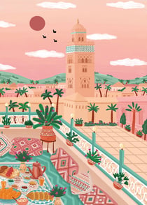 Mosquée Koutoubia, Maroc