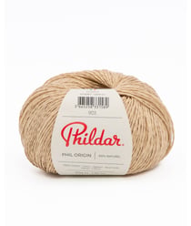 Fil de coton à tricoter Phil Origin - Phildar Ficelle Marron