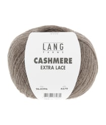 Pelote CASHMERE EXTRA LACE exceptionnelle à tricoter - 25gr- Lang Yarns : Une laine d’exception, douce et luxueuse 0296 Marron