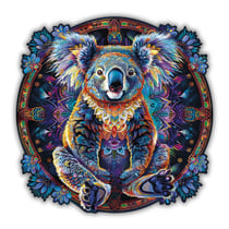 Koala Mandala - Puzzle en bois - Boite en carton