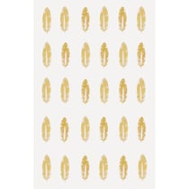 Motif Thermocollant transfert Customisation textile Plume Doré 1cm