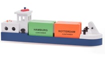 Péniche avec 2 containers - New Classic Toys