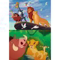 Puzzle disney le roi lion : simba timon et pumba - 2 x 48 pièces - educa - 18629