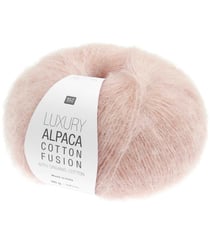 Coton bio à Tricoter & alpaga LUXURY ALPACA COTTON FUSION – Rico Design – La rencontre parfaite entre fraîcheur, douceur et luxe 02 Abricot
