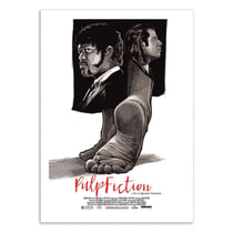 Affiche 30x40 cm - Pulp Fiction -  Joshua Budich