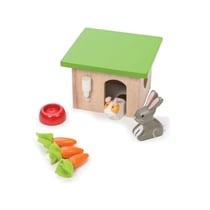 Lapin et Cochon d'inde en bois