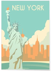 Poster New York | A3 : 29,7x42cm