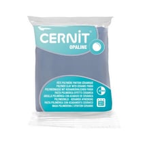 Pâte polymère Semi Opaque à cuire Pâte à modeler pain de 56g CERNIT Opaline BLEU GRIS 223
