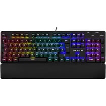 Clavier Gaming GLAB Rubidium - Mécanique Switch Rouge - RGB - Repose poignet - Robuste - Noir