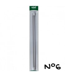 Aiguilles à tricoter en aluminium 36 cm N° 5 à 9 - Gründl 6 Gris