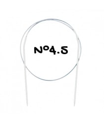 Aiguilles à tricoter circulaires - 80cm - n° 2.50 à n°5 - Distrifil taille n°4,5
