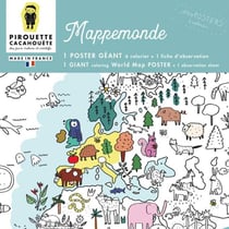 Poster à colorier - Animaux du monde