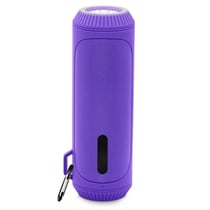 Enceinte Bluetooth Étanche Extérieure Avec Poignée Mousqueton et Lampe SOS Autonomie 7h Violet YONIS