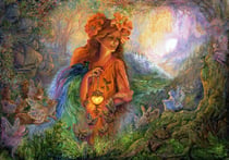 Puzzle 1500 pièces - Josephine Wall - Lighting the Way - Grafika