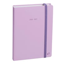 EUROTEXTAGENDA ML Pastel - 12x17 cm - avec élastique - Journalier - 12 mois de août à juillet