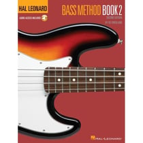 Hal leonard bass method book 2 (2nd edition) guitare basse + enregistrement(s) en ligne
