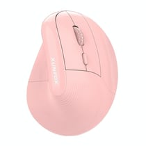 Souris Verticale Rechargeable Sans Fil Pour Bureau Avec Boutons Multimédia Rose YONIS