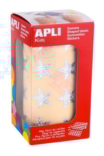 Gommettes rouleau Étoile 20 mm Holographique x 1 416