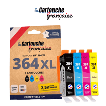 Cartouche Compatible HP 364XL Pack de 4 - La Cartouche Française