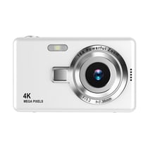 Appareil Photo Numérique 4K HD Portable Avec Zoom 16X Et Écran 2.4 Pouces Blanc YONIS