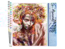 Peinture par Numéro Figured'Art - Peinture Femme nue - Kit de Loisir Créatif DIY Numéro d'Art Complet - 40x50cm sans châssis en bois