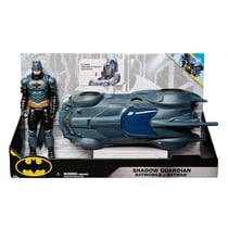 Pack batmobile et figurine batman 30 cm - vehicule dc comics - shadow guardian - spin master
