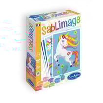 Mini sablimage licornes - sable colore - sentosphere - 8104 - loisir créatif