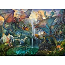 Puzzle la foret magique des dragons 9000 pieces - collection monde fantastique - ravensburger - 16721