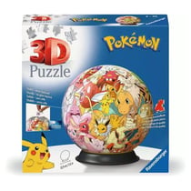 3D Puzzle Ball : Pokemon 72 pcs - Ravensburger - Bleu