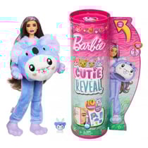 Poupee barbie cutie reveal lapin koala 10 surprises - costume peluche animal - mattel - hrk26