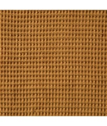 Tissu coton Nid d'Abeille de 150 cm de largeur Camel Marron vendu par 50 cm