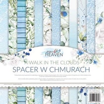 12 papiers scrapbooking 30 x 30 cm Heaven A WALK IN THE COUDS