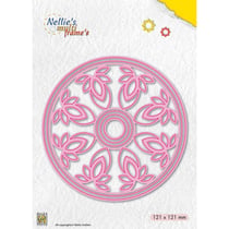 Matrices de découpe Nellie's Choice - Kaléidoscope Fleur - 6 pièces - 12,1 x 12,1 cm