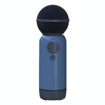 Microphone Bluetooth Portable Longue Autonomie Son Clair Pour Chant Partagé Bleu YONIS