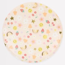 8 Assiettes Happy Icons