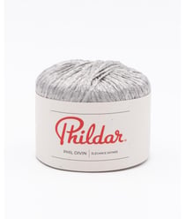 Fil à tricoter Phil Divin - Phildar Argent