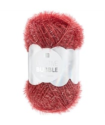 Fil éponge vaisselle à tricoter Creative Bubble - Rico Design 34 Baie rouge