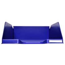 Corbeille à courrier Combo Maxi Office - Bleu nuit - x 4 - Exacompta