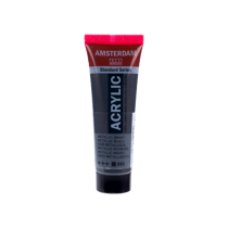 Peinture acrylique en tube - Noir métallique - 850 - Amsterdam - 20ml