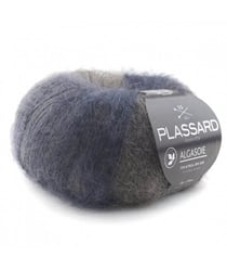 Fil de Soie et alpaga Algasoie IMPRIMEE - Plassard 49 Noir