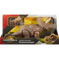 Figurine à jouer - Mattel - Jurassic World - Eotriceratops Méga Prédateurs - 32 cm