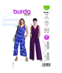 Patron Burda 5817 - Combinaisons stylées du 36 au 48 FR taille n°FR 36-48