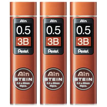 Mine de rechange pour porte-mine PENTEL - AIN STEIN C275 - 0,5 mm - Dureté 3B - Lot de 3
